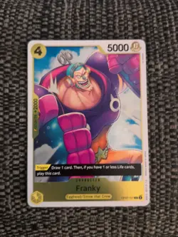 Franky OP07-107 Franky 500 Years In The Future English One Piece TCG X4 Playset - Image 1