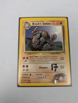 Brock's Golem - 20/132 - Rare Gym Heroes - Pokemon Card - NM - Image 3