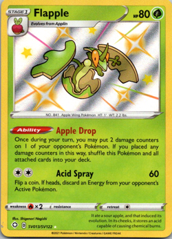 Thwackey - SV005/SV122 - Pokemon Shining Fates Sword Shield Shiny Rare Card NM - Image 1