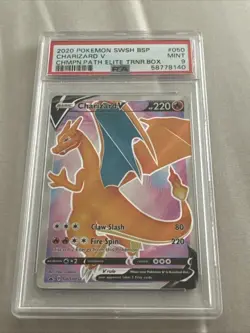 Charizard V SWSH050 SWSH: Sword & Shield Promo Cards Holo PSA 9 - Image 1