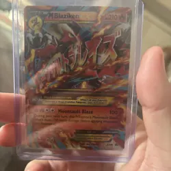 Pokemon TCG Mega Blaziken EX Mega Rare Card XY86 PROMO LP-/MP+ - Image 1