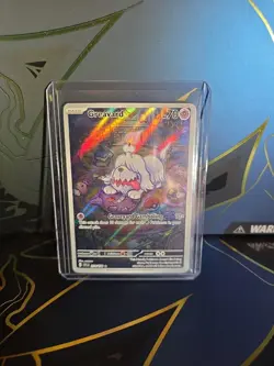 Pokemon TCG Greavard Scarlet & Violet Base Set Holo Card 214/198 Illustration - Image 1