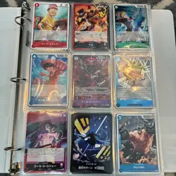 One Piece Lot Binder Collection! 380+ Cards! - Image 1