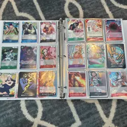 One Piece Lot Binder Collection! 380+ Cards! - Image 2