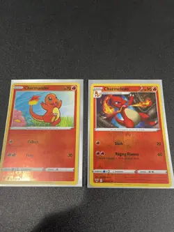 Charmander - (Reverse Holo) 023/185 & Charmeleon - 024/185 Pokemon Cards - Image 1