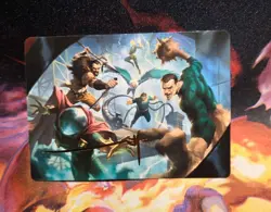 Behold the Sinister Six! Art Card (7/54) Art Series: Marvel's Spider-Man Regular - Image 1