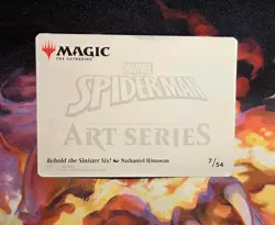 Behold the Sinister Six! Art Card (7/54) Art Series: Marvel's Spider-Man Regular - Image 2