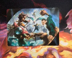 Behold the Sinister Six! Art Card (7/54) Art Series: Marvel's Spider-Man Regular - Image 3