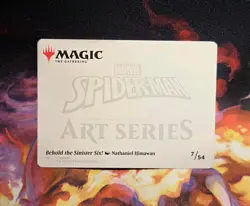 Behold the Sinister Six! Art Card (7/54) Art Series: Marvel's Spider-Man Regular - Image 4