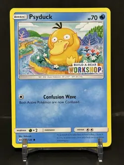 Pokemon TCG Psyduck 2017 Promo Card 28/149 (Build-A-Bear Workshop Exclusive) NM - Image 1