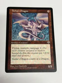 Teeka's Dragon - Mirage Regular - MTG NM Free Ship! - Image 1