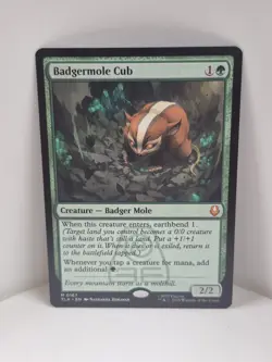 MTG Badgermole Cub M 0167 TLA EN 2025 Magic The Gathering Rare 2/2 Earthbend - Image 1