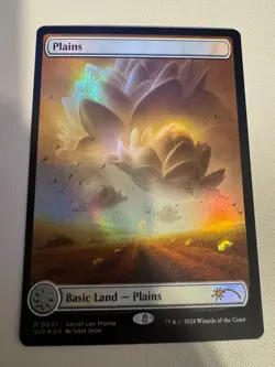 Magic MTG Plains MagicCon Foil Borderless Lotus Secret Lair Promo SLP 0031 NM - Image 4