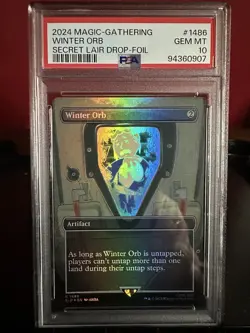Winter Orb (Rainbow Foil) Secret Lair Drop Foil Fallout PSA 10 - Image 1