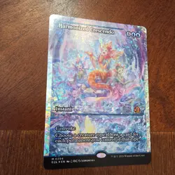 Harmonized Crescendo (0394) (Showcase) (Fracture Foil) Lorwyn Eclipsed Foil - Image 3