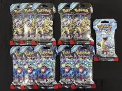 Pokemon TCG Stellar Crown Booster Pack Lot Of 11. New Sealed. - Image 1