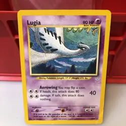 Lugia 20/64 Neo Revelation Regular Pokemon TCG 2000 English LP - Image 2