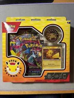 Pokemon TCG Pokemon Day 2026 Collection Box Sealed Pikachu Promo - Image 1