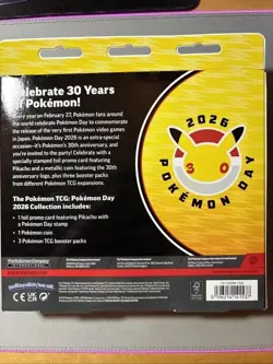 Pokemon TCG Pokemon Day 2026 Collection Box Sealed Pikachu Promo - Image 2