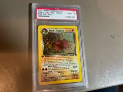 2000 Pokemon 1st Edition Rocket Dark Dugtrio #6 Holo PSA 9 MINT VINTAGE CASE - Image 1