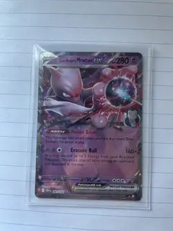 Pokemon Team Rocket's Mewtwo Ex 081/182 Destined Rivals EX Holo Double Rare - Image 1