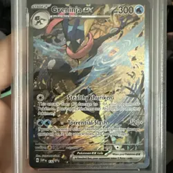 2024 POKEMON SVP EN-SV BLACK STAR PROMO #132 GRENINJA EX PSA 10 - Image 2