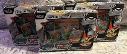 Pokemon Black Bolt/White Flare Unova Victini Illustration Collection - Lot of 3 - Image 1