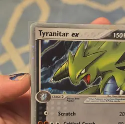 Tyranitar ex (Holo) 017/017 POP Series 1 Holo Pokemon NM - Image 2