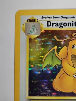 Pokemon - Dragonite Holo - Moderate Play MP - 1999 Fossil 4/62 Rare - Image 2