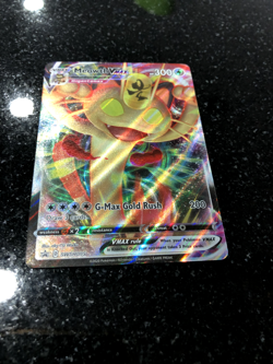 Pokemon Meowth VMAX SWSH005 Sword & Shield Holo Black Star Promo LP - Image 2