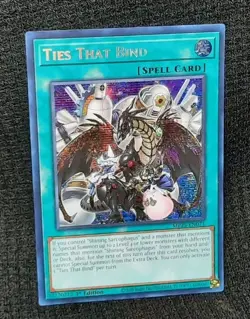 Yu-Gi-Oh! Ties That Bind *PRISMATIC SECRET RARE* MP25-EN071 1st Edition NM - Image 1