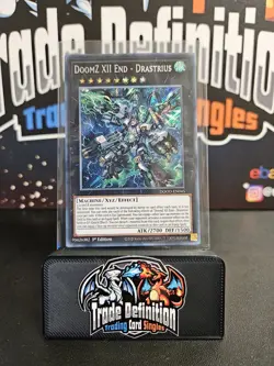 DoomZ XII End - Drastrius - Secret Rare 1st Edition DOOD-EN045 - NM - YuGiOh - Image 1