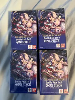 Lot of (4) One-Piece Double Pack Set Vol. 9 - The Azure Sea's Seven OP14 Sealed - Image 1
