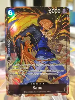 Sabo Prb02-014 Alternate Art One Piece TCG English Foil OP13 - Image 1
