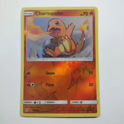 Charmander 7/68 Hidden Fates 2019 Reverse Holo Foil Pokemon TCG Card - MINT - Image 1