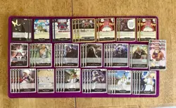 One Piece TCG OP13 Black Imu Deck 54 Cards Near Complete OP14 Meta - Image 1