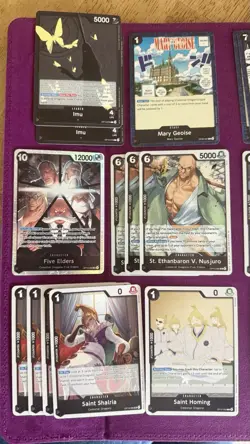 One Piece TCG OP13 Black Imu Deck 54 Cards Near Complete OP14 Meta - Image 4