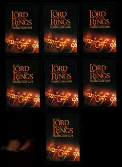 LOTR Lord of the Rings TCG Rise of Saruman Complete 7 card Starter Set - Image 2