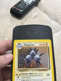 Magneton Base Set Holo Unlimited Rare MP Pokemon TCG Card 9/102 - Image 4