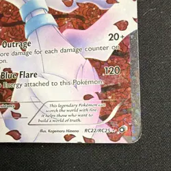 Pokemon TCG Reshiram RC22/RC25 Legendary Treasures Full Art Holo 2013 Card - Image 5