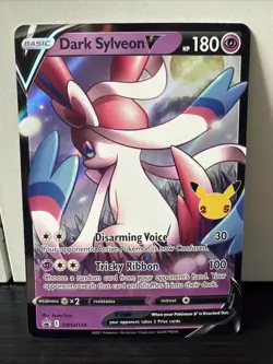Dark Sylveon V SWSH134 SWSH: Sword & Shield Promo Cards Holo - Image 1