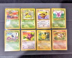Vintage 1999 Jungle Pokemon (8) Card Lot Auction - 1st Editions, Rares & More - Image 1