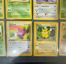 Vintage 1999 Jungle Pokemon (8) Card Lot Auction - 1st Editions, Rares & More - Image 4