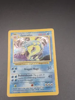 Gyarados Base Set 6/102 Holo 1999 vintage Pokemon Card - Image 4