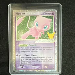 Pokemon TCG Celebrations Mew ex 88/92 EX Basic Holo Psychic HP 90 2006 EN Card - Image 1
