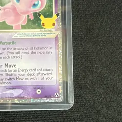 Pokemon TCG Celebrations Mew ex 88/92 EX Basic Holo Psychic HP 90 2006 EN Card - Image 5