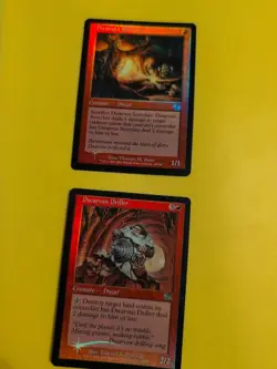Dwarven Drilller & Dwarven Scorcher Judgment.Old VIntage.MTG 2 Card.FOIL - Image 1