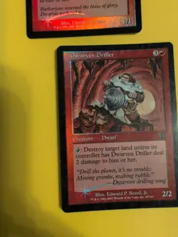 Dwarven Drilller & Dwarven Scorcher Judgment.Old VIntage.MTG 2 Card.FOIL - Image 2