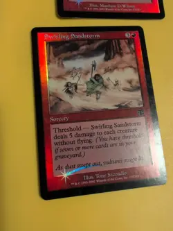 Breaking Point & Swirling Sandstorm. Sorcery Judgment.Old VIntage.MTG2 Card.FOIL - Image 4