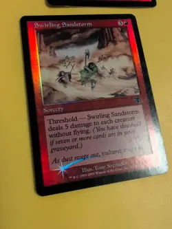 Breaking Point & Swirling Sandstorm. Sorcery Judgment.Old VIntage.MTG2 Card.FOIL - Image 5